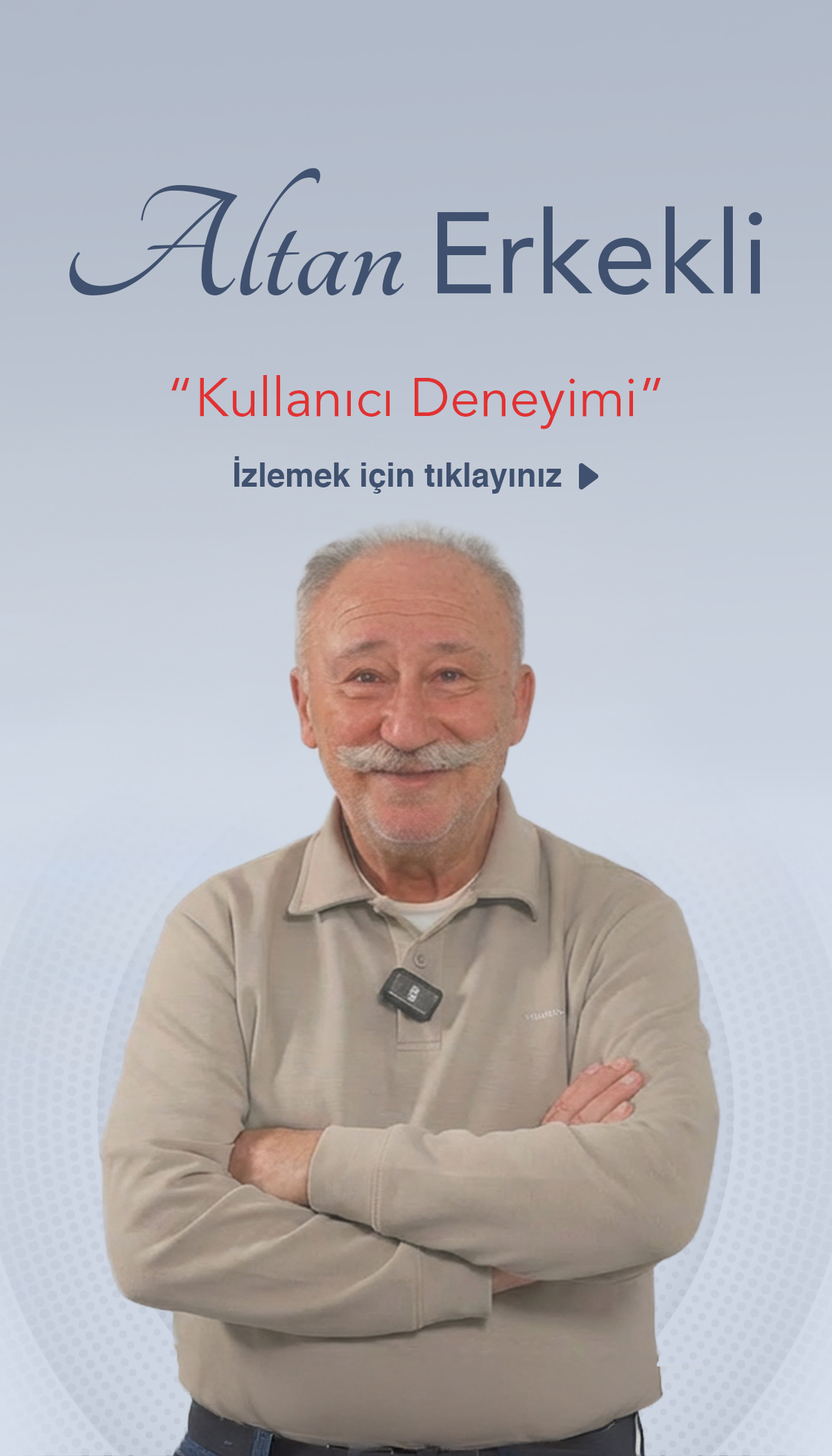 Altan Erkekli Kullanıcı Deneyimi